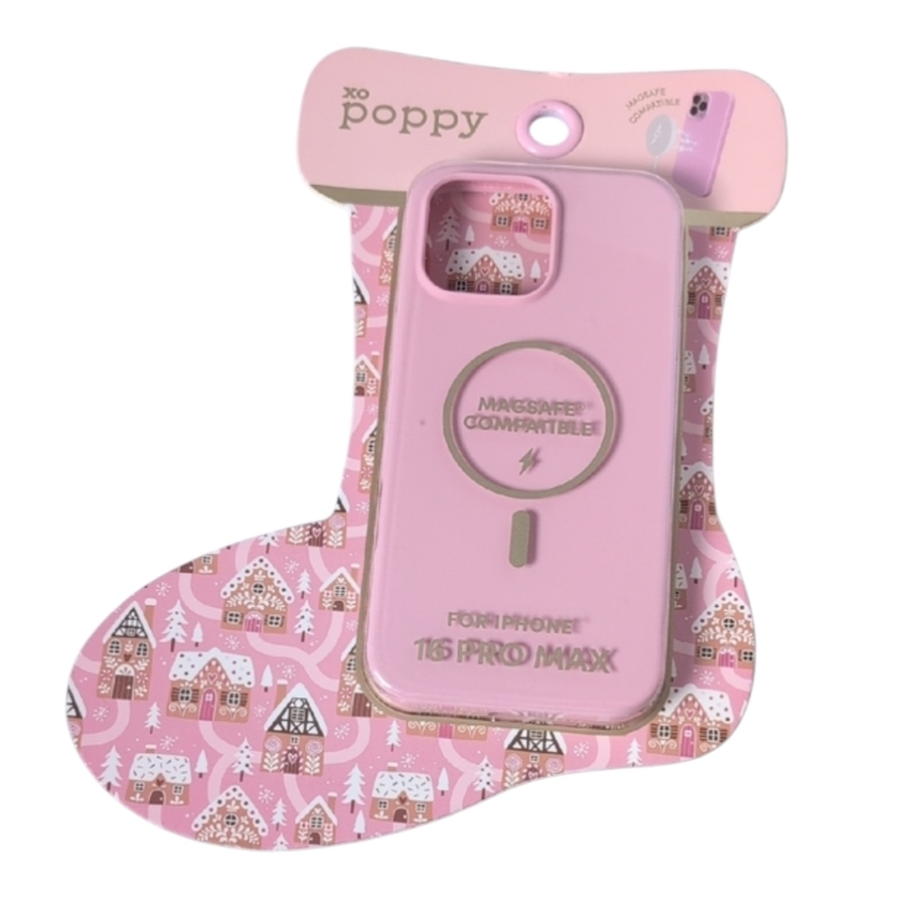 XO Poppy Pink iPhone 16 Pro Max Case